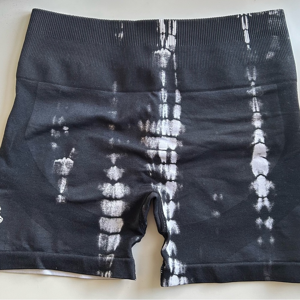 Darc Sport Black and White Athletic Shorts